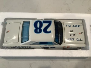 FRED LORENZEN AUTOGRAPHED 1965 URL GALAXIE LAFEYETTE FORD 500 DIECAST W/COA - Picture 1 of 24
