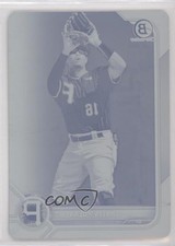 2022 Bowman Draft Chrome Printing Plate Cyan 1/1 Shalin Polanco #BDC-162 kf4