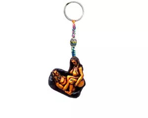 Amazon Sex Position Erotik Erwachsene Geschenk Handarbeit 3D Schlüsselanhänger Makramee Auto Zubehör - Bild 1 von 1