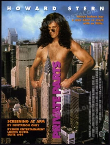 PRIVATE PARTS - Original 1997 Trade AD / ADVERT_ Howard Stern _ Robin Quivers - Picture 1 of 1