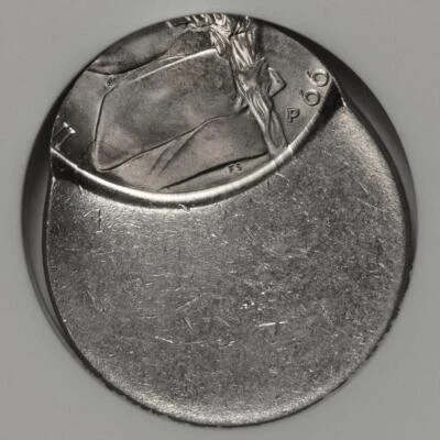 1999 ANACS MS65 Way Off Center Jefferson Nickel Mint Error Rare Old White Slab - Image 1 of 4