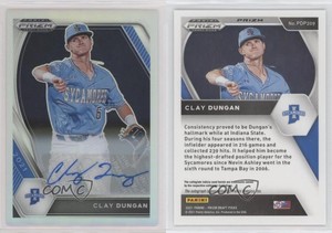 2021 Panini Prizm Draft Picks Silver Prizm Auto Clay Dungan #PDP209 Auto