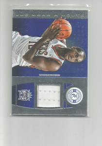 2013-14 TOTALLY CERTIFIED MATERIALS BLUE #13 LUC MBAH A MOUTE    38/99