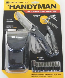 TRUE UTILITY THE HANDYMAN DAS ULTIMATIVE 18-IN -1 HANDY TOOL NEU/OVP - Bild 1 von 6