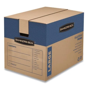 Bankers Box 0062901 SmoothMove RSC Prime Moving/Storage Boxes (6/CT) New - Picture 1 of 5