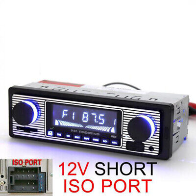 Autoradio Fm Stereo Bluetooth Auto Lettore Mp3 Usb Sd Card Ingresso Aux Radio • 26.31€