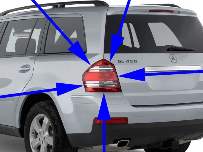 MERCEDES-BENZ CLASE GL GL550 GL450 LUZ TRASERA IZQUIERDA ORIGINAL 2007-2009 Foto 1 de 1