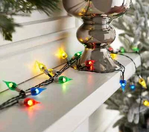 New Kringle Express 20' LED Light Strand with 42 Lights MULTI H263195 - Picture 1 of 2
