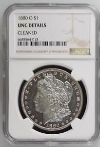 1880 O Morgan Silver Dollar NGC UNC Details