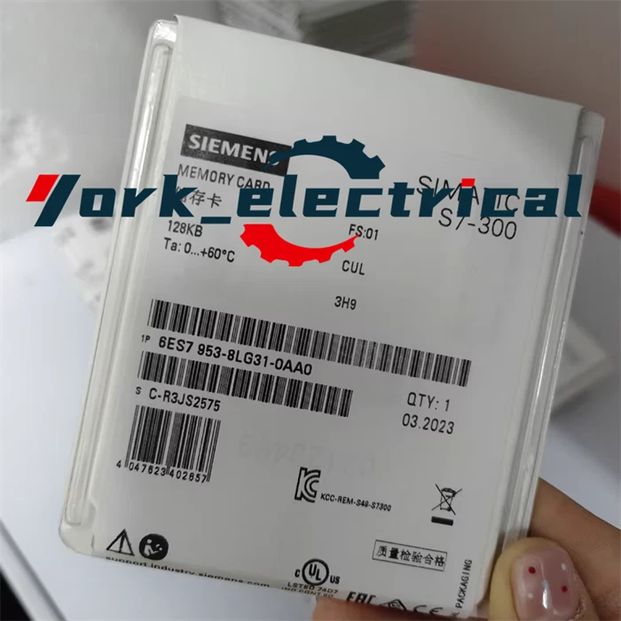 1PC New Siemens S7-300 Memory Card 6ES7953-8LG31-0AA0 128KB - Image 1 of 3