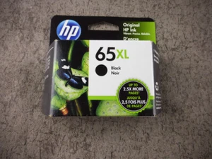 HP 65XL Ink Cartridge Black ~ 300 pages - N9K04AN - New Fresh Factory Boxed - Picture 1 of 5