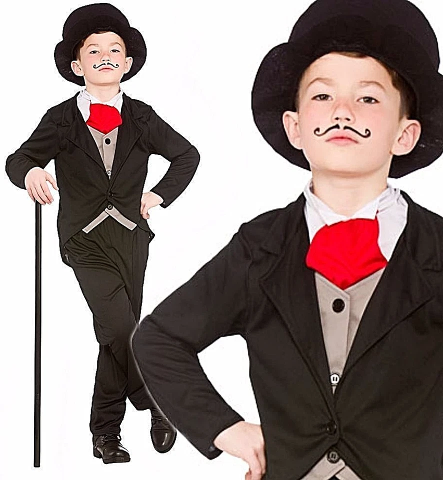 Disfraz de Dickens para niño Posh Rich CABALLERO VICTORIANO Semana del Libro Foto 1 de 1