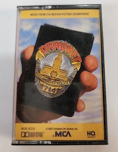 Dragnet ORIGINAL MOTION PICTURE Soundtrack MCA MCAC-6210 Audio Cassette Tape - Picture 1 of 4