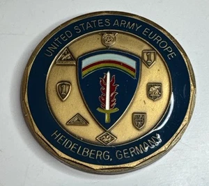 Challenge Coin US Army Europe / Heidelberg Germany / Commander Career Counselor - Picture 1 of 3