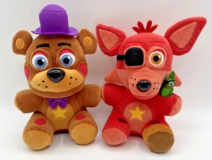 2-Funko 2020 Five Nights at Freddy's Plush Toys Rockstar Freddy & Fox - Picture 1 of 12