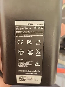 130W Laptop Charger Adapter SM130S-1 Universal Power Supply 19.5V 6.7A - Picture 1 of 1