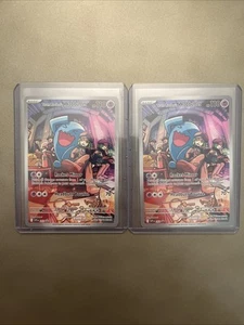 Pokemon Team Rockets Wobbuffet Black Star Promo 203 Destined Rivals X2 - Picture 1 of 2