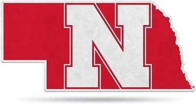 University of Nebraska Cornhuskers Soft Felt Pennant, Logo Design, Shape Cut,... - Image 1 of 4