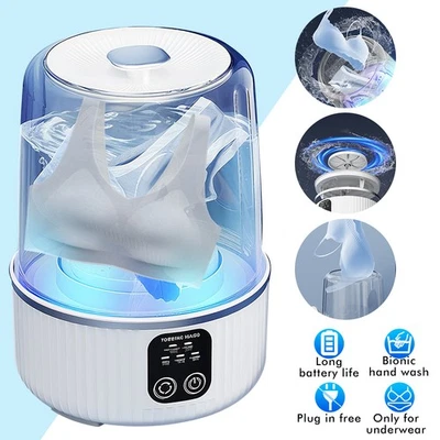Портативная стиральная машина мини стиральная машина USB стиральная машина и вращающаяся сушилка небольшая для путешествий - Изображение 1 из 4