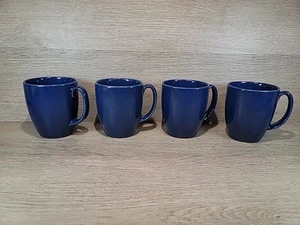 Corelle Stoneware Blue 12 oz Coffee Mugs Set Of 4 Cups Corning Ware - Picture 1 of 5