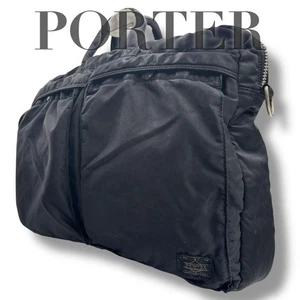 Porter Tanker Business Bag Briefcase Black Nylon - Picture 1 of 11