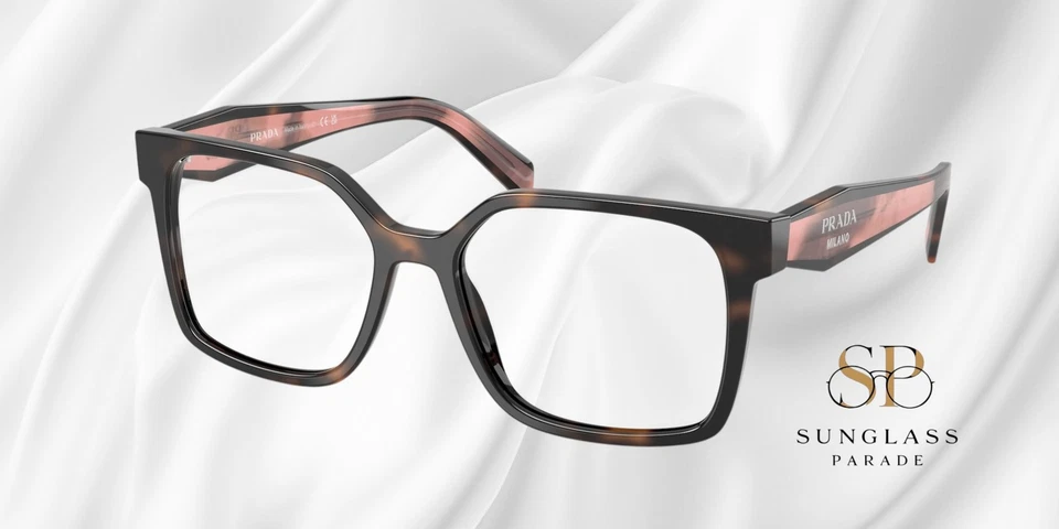PRADA PR B03V 23A1O1 Mauve Tortoise Demo Lens 52 mm Women's Eyeglasses - Image 1 of 2