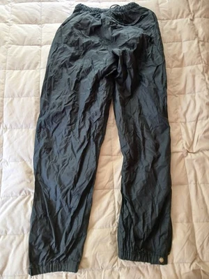 REI Womens Rain Pants Black Size 8 Medium Waterproof Elastic Waist - Image 1 of 4