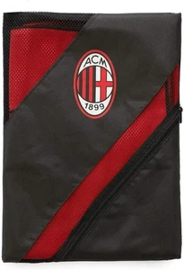AC Milan Telo Sport  Microfibra 90x170 con Busta Nera per Mare-Piscina - Picture 1 of 2