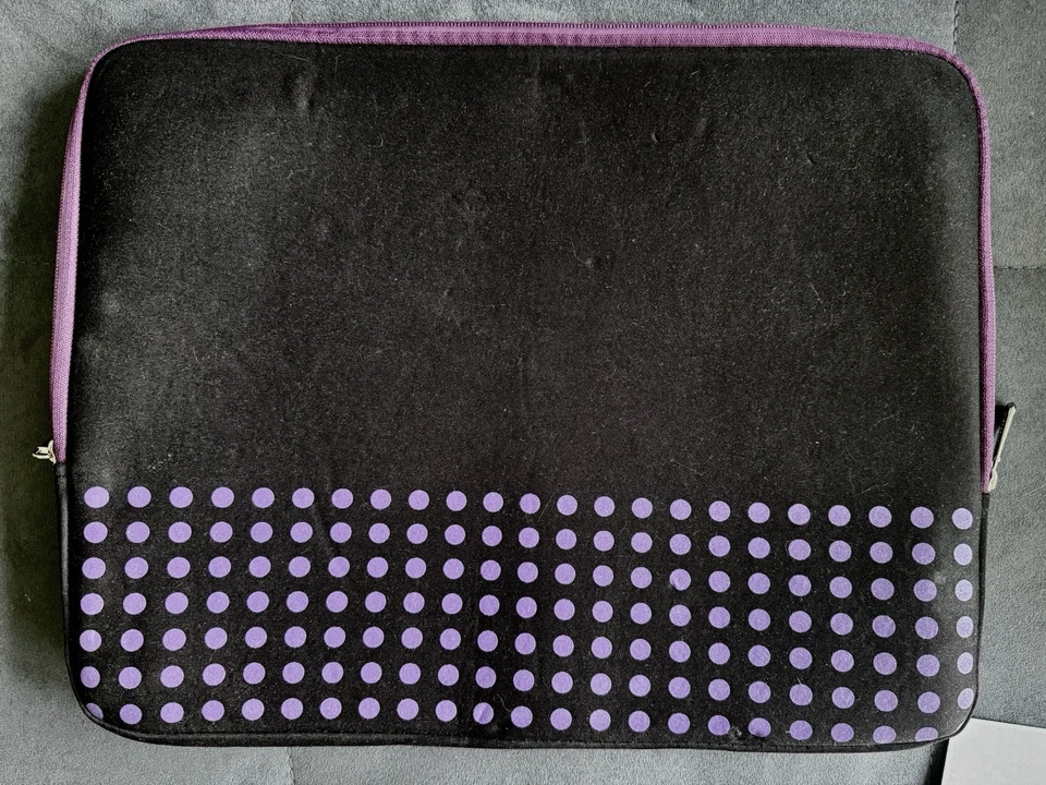 Custodia per notebook 15-17 pollici custodia per laptop case cover slim nera - Immagine 1 di 1