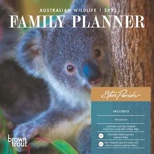 2025 Calendar Steve Parish Australian Wildlife Family Organiser Square Wall Brow - Picture 1 of 3
