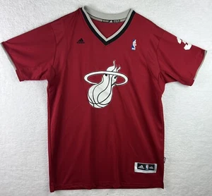 Adidas Miami Heat Jersey Dwayne Wade Christmas Day Red XXL Sleeved NBA 2013 - Picture 1 of 12