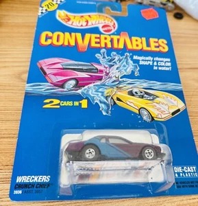 1990 Hot Wheels Convertables Wreckers Crunch Chief Buick Stocker Sealed Pack New - Picture 1 of 4