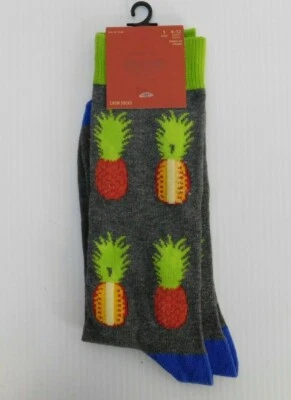 Calcetines Mossimo Para Hombre Calcetines Crew Diseño Piña Zapato Tallas 8-12 Nuevos con Etiquetas Foto 1 de 4