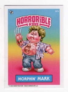 2023 HORRORIBLE KIDS NEW SERIES 8 MORPHIN' MARK 267a MARK PINGITORE - Picture 1 of 2