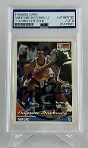 ANFERNEE HARDAWAY SIGNED AUTOGRAPHED 1993 TOPPS #334 RC ROOKIE CARD PSA/DNA 3615 - Picture 1 of 2