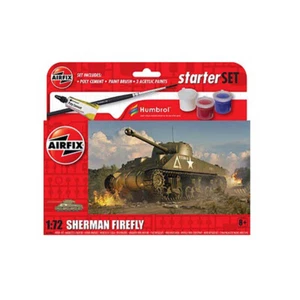 1/72 Starter Set - Sherman Firefly Airfix kit plastic model kit - Picture 1 of 1