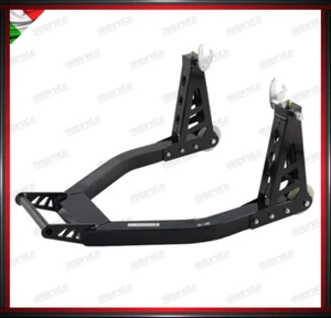 CAVALLETTO ALZA MOTO POSTERIORE IN ALLUMINIO CON FORCHETTE REGOLABILI - Imagen 1 de 1