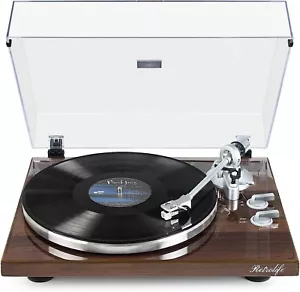 Turn-Table Record Player HQ-KZ006 High-Tech Belt-Driven Turntable System New - Picture 1 of 6