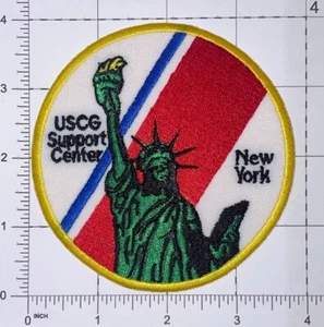 USCG Support Center New York Patch Hook & Iron-On Repro Nuevo A178 - Imagen 1 de 2