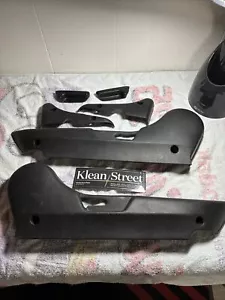 OEM USDM 92-95 Honda Civic 2dr 3dr EG6 EJ front seat side covers BLACK - Picture 1 of 4