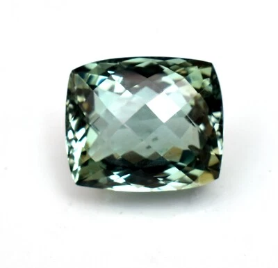 Natural Mozambique Green Tourmaline 20.00 Ct Cushion Cut Loose Gemstone TREATED - Image 1 of 4
