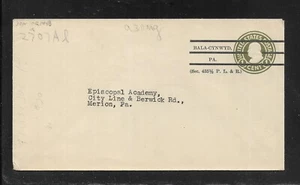 US Precancel Envelope: PA Bala-Cynwyd 1a1 A 50 30a Used - Imagen 1 de 1