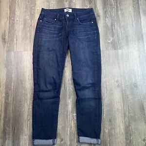 Paige Jeans Women’s Size 25 Kylie Crop Medium Wash Denim Cuffed Low Rise - Picture 1 of 20
