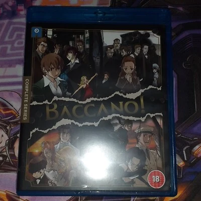 145 Anime Blu-Ray Baccano! Season 1 Standard Edition Anime Limited New/Sealed - Image 1 of 4