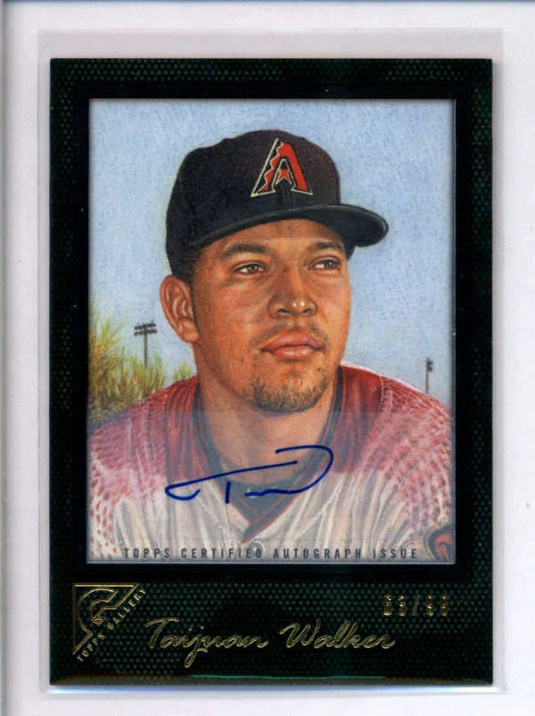 TAIJUAN WALKER 2017 TOPPS GALLERY GREEN AUTOGRAPH AUTO #63/99 AJ9564 - Image 1 of 1