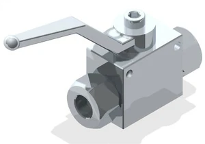 GL Stainless Steel, 2 Way, High Pressure Ball Valve - Picture 1 of 1