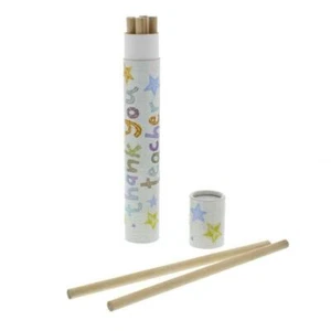 Vintage Set of Pencils - Thank you Teacher - Teacher gift - End of Term - Xmas - Picture 1 of 1