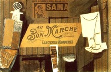 Au Bon Marche Lingerie(1913) by Pablo Picasso - 17" x 22" Fine Art Print - 00704