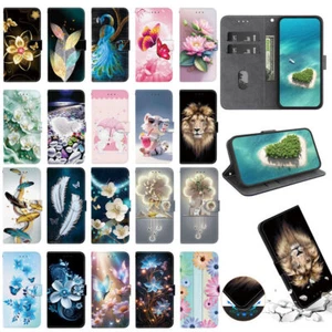 Luxury Flower Butterfly Cat Bear Wallet Cover Case For S24 FE S25 S24 Ultra - Picture 1 of 32