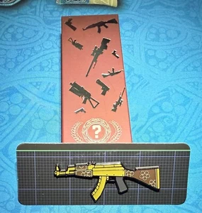 AK-47 Gold Arabesque Weapon Pin - Counter-Strike CSGO (CS2) Shanghai Major - Picture 1 of 2